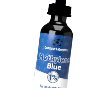 Amazon Hot Selling OEM Private Label Methyle Blue Drops 1% Support Brain Health 60ml Mythylene-Blue Liquid Drops Supplement