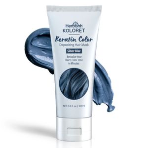 Wholesale Wonderful Quality Koloret Silver Blue Color Depositing Professional Keratin Hair Mask