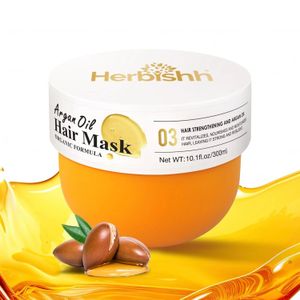 Wholesale Outstanding Quality Deeply Nourished Revitalized Herbishh 300 ML Argan Oil Hair Mask