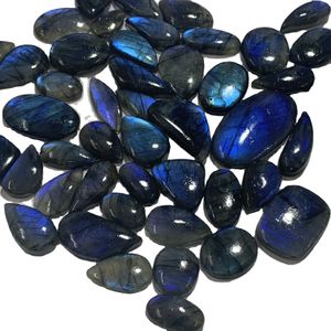 High Quality Natural Royal Blue Labradorite Cabochon 9mm 14mm 20mm Fancy Shape Crystal Quartz Loose Wholesale Jewelry Gemstones