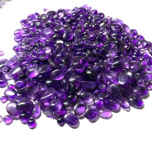 Wholesale 14mm Heart-Shaped Amethyst Stone High Quality Natural Faceted Loose Gemstone for Jewelry Making Various Mixed Shapes