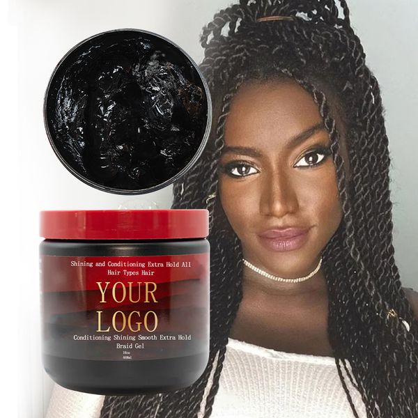 Wholesale Neat Braid Gel Smooth extreme Hold Conditioning Shining Braiding Gel