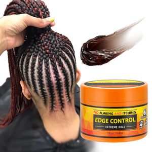 Organic Extra Strong Hold Neat Braid Styling Gel for Edge Control Shining Gel Wax for Braiding Loc Twist Hair Texturizing Hair