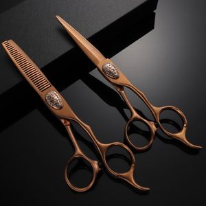 6" Rose Gold Professiona Barber Scissors Hairdressing Scissors Scissors Hairdresser Barber Shear Set
