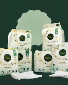 Premium Organic Cotton Baby Diapers XXL Size Anti-Leak Nappies with Frontal Tape USA Fluff Pulp Japan SAP Disposable Quality