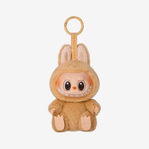 Authentic Popmart Labubu Plush Toy Mystery Boxes Gift Vinyl Hanging Card Blind Box Figure Doll with Seat Monsters Collection