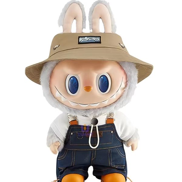 Wholesale Pop Mart Labubu Macaron Toy Labubu Clothing Toy Shirt Set Stuffed Plush Toys Labubu Suit