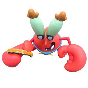 Custom 3D Creative Decorative PVC Action Figure Big Size Cartoon Animal Crab Shaped Toy Unique Design Plastic Vinyl Toys