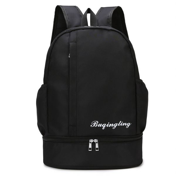Unisex Fashion Casual Backpack with Zipper Closure Soft Carrying Sport Bag with Polyester Lining Waterproof Feature
