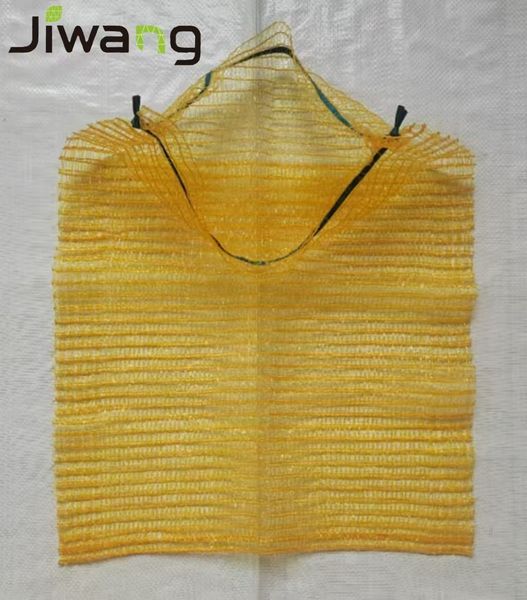 100% PE Brand New Material Packaging Potato, Onion, Garlic Factory Direct Sales Raschel Plastic Mesh Bag
