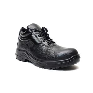 Men Genuine Polishable Leather Safety Shoes Best Option for the Industrial Use Containing all the Necessary Safety Features.
