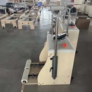 Split-Pedal Stability Chair Handles Springs Wood Pilates Reformers Chair Combo Reformer Pilates Chair Metal