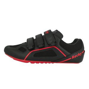 Men's Black Rowing Boat Sports Shoes with Customized Logo Low MOQ Buckle Design Mesh Lining for Summer and Spring