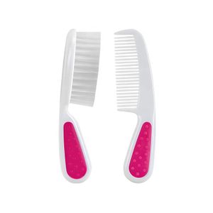 Portable Kids Grooming Kit Ideal for Gentle Grooming Baby's Hair Toddler Hair Brush Baby Comb & Brush Set