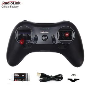 RadioLink Factory RC Transmitter T8S 8CH 2.4GHz 2km Control Distance Receiver R8EF for Aircraft/Drone Handle Remote Controller