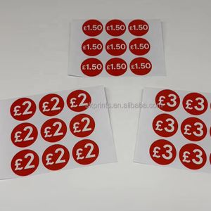 OEM / Custom Print Plastic Free Adhesive Box Seal Label  / Cellulose or Vellum Paper Tamper Seal