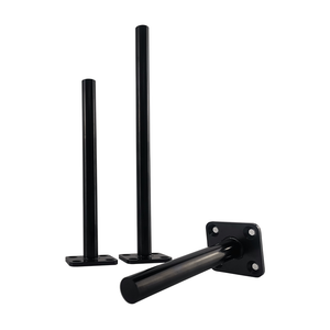 Load-bearing Wall Mounted Support Bracket Shelf Wall Bracket Black Stainless Steel Layer Board Storage Bracket