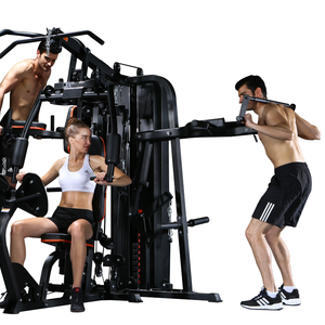 Home Gym Fitness Mutli Functional Play Full Training Station 4 Fullbody Exercise Single Cable Station Multi Gym Equipment