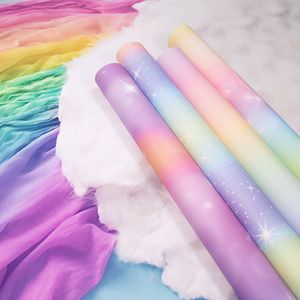 Colorful Romantic Recyclable Gift Wrapping Paper Double Sided Coated Virgin Pulp for Stickers Crafts Gift Boxes
