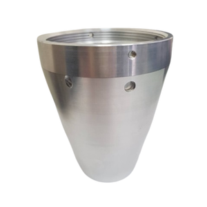 Customized CNC Tapered Aluminum Housing Precision Threaded End Cap/Adapter Industrial Liquid Sensing Systems Machining Services