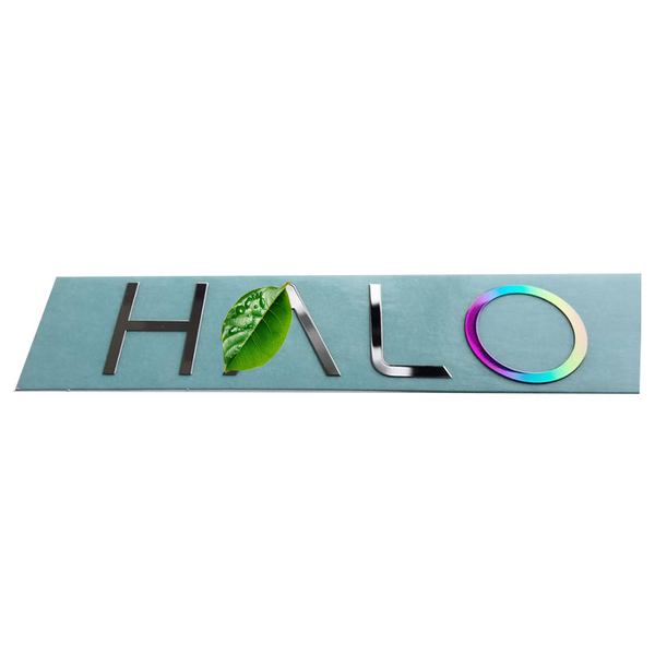 Custom Logo 3d Embossed Label  Metal Nickel Sticker Custom Aluminum logo