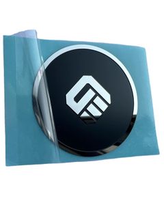 Electroforming Nickel Metal Stickers Label