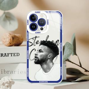 For NBA Compatible TPU Phone Cases for Apple 14 for iPhone 15 Curry 13 Warriors Pro 11 & New Model X Star 12 Mini