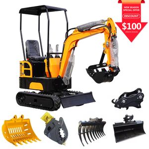 Free Delivery of Kubota 1.2 Ton Tracked Compact Mini Excavator