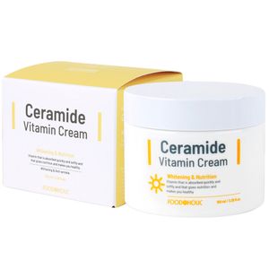 FOODAHOLIC CERAMIDE VITAMIN CREAM 100ml Korean Anti-Wrinkle Moisturizer Moisture Cream Face Lotion Cosmetic Product