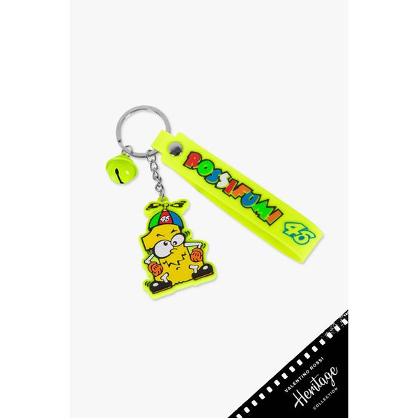 Factory Price High Quality "1" Rossifumi Heritage Key Holder Customizable 100% Pvc Sport Keychains For Wholesale