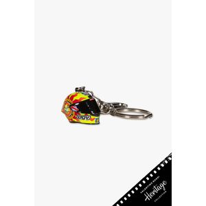 Good Price Customized Shape 1997 Heritage 3D Helmet Key Holder Top Quality Die-Cast And Plastic Sport Keychains For Export