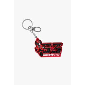 Wholesale Price Customized Shape 63 Bagnaia Ducati Corse Key Holder Superior Quality Metal 100% Pvc Sport Keychains For Export