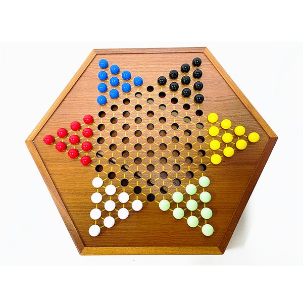 High-end Wooden Checkers Board Suitable for Family Gatherings Games Parties Family Activities