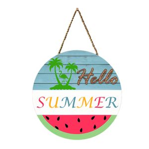 Xieli Vietnam Summer Party Hanging Decorations Wooden Welcome Sign for Front Door