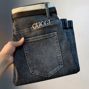 2025 High End Brand Factory Wholesale Foreign Trade Cowboy Luxury Embroidery Logo Leisure Business Stretch Men's Cowboy
