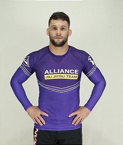 RASH GUARD ALLIANCE VULKAN ROXA 2024 ML