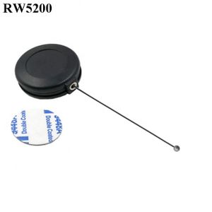 RUIWOR RW5200 Round Retractable Steel Cable Rope Retractor Work With Cord End Apply in Different Products Anti Theft Display