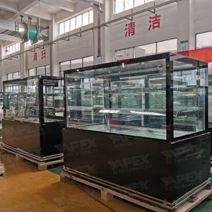 Commercial Glass Door Display Donut Pastry Refrigerator Showcase Bakery Cake Showcase