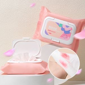 Private Label Feminine Non-Woven Organic  Squares Makeup Remover Wipes Hypoallergenic Pads Soft Facial Cleansing Wipes Absorbent