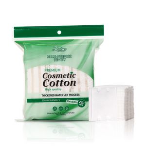 LMLTOP Latest Upgrade 222pcs Cotton Pad double-sided edge-pressed makeup remover pads For Facial Nails Cleansing Use SY644