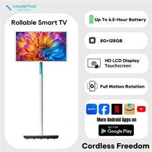 Portable 27 24 21.5inch Floor Stand Lcd Smart Screen TV Board Tablet Support Music/video File Playback