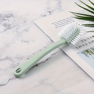 360-Degree Multi-Functional Plastic Shoe Cleaning Brush Non-Damaging Household Footwear Care Accessory Durable Laundry Brush