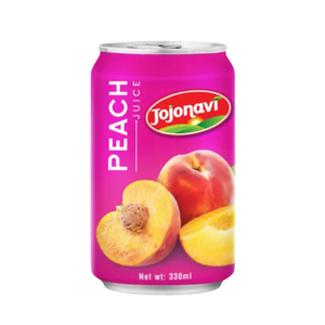 JOJONAVI OEM Beverages High Quality Tropical Fruit Juice Produce 330ml Peach Juice, Refreshing Drink, Free Sample