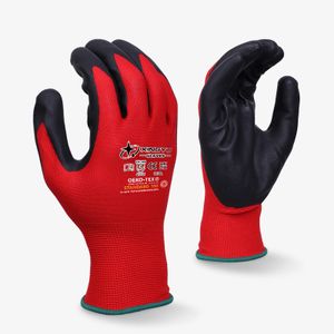 XINGYU EN388 Nitrile Coated Safety Gloves  Grip Industrial Protective Nitrile Coated Garden Work Safety Gloves