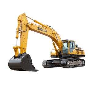 SDLG E6400F Excavator Good Condition Machine Nice Working Hours for Construction Excavator