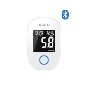 For TRANSTEK BLE Glucose Meter Low-Priced Connected Blood Sugar Test Machine with Electric Power Glucose Oxidase Test Strips