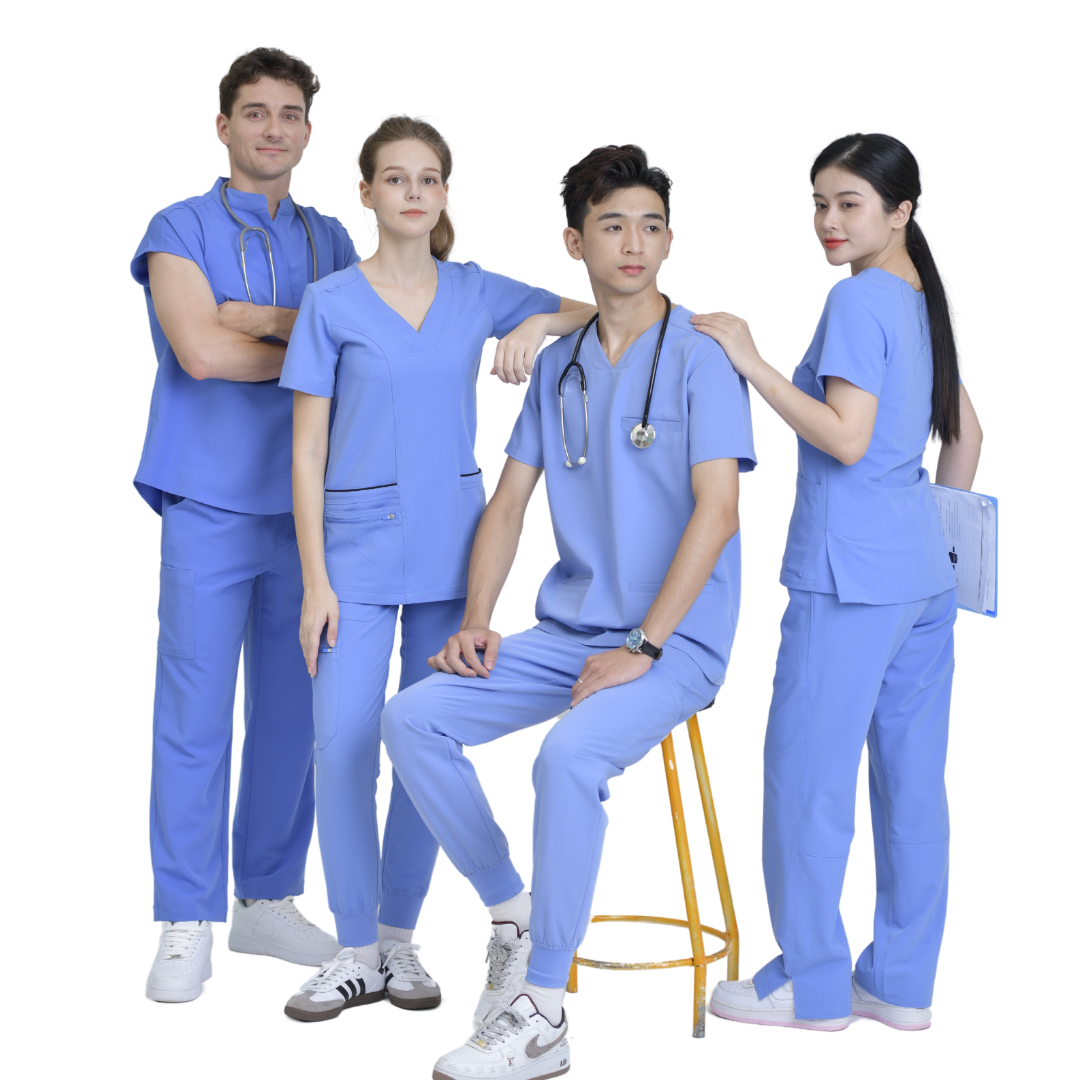 Saomai FMF VN High Quality Nursing Scrubs Uniforms Breathable Hospital Medical Clothing PRIVATE DESIGN for Men Women Plus Size