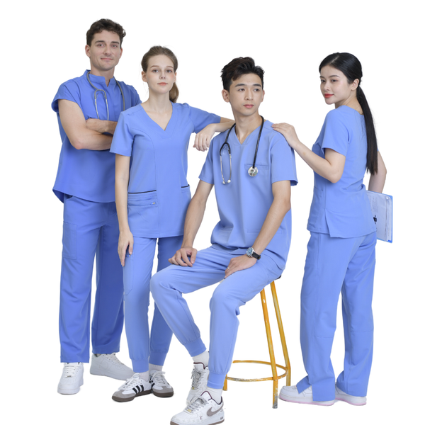 Saomai FMF VN High Quality Nursing Scrubs Uniforms Breathable Hospital Medical Clothing PRIVATE DESIGN for Men Women Plus Size