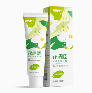 LMZ 120g Herbal Toothpaste Fresh Breath Jasmine Flavor Clear Dawn Adult Oral Health Care Tartar Stain Reduction Brightens Home