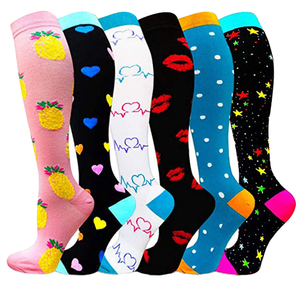 Bulk Women & Men 15-20 MMHG Compression Socks Circulation-Best Compression Socks for Running,Athletic,Nursing